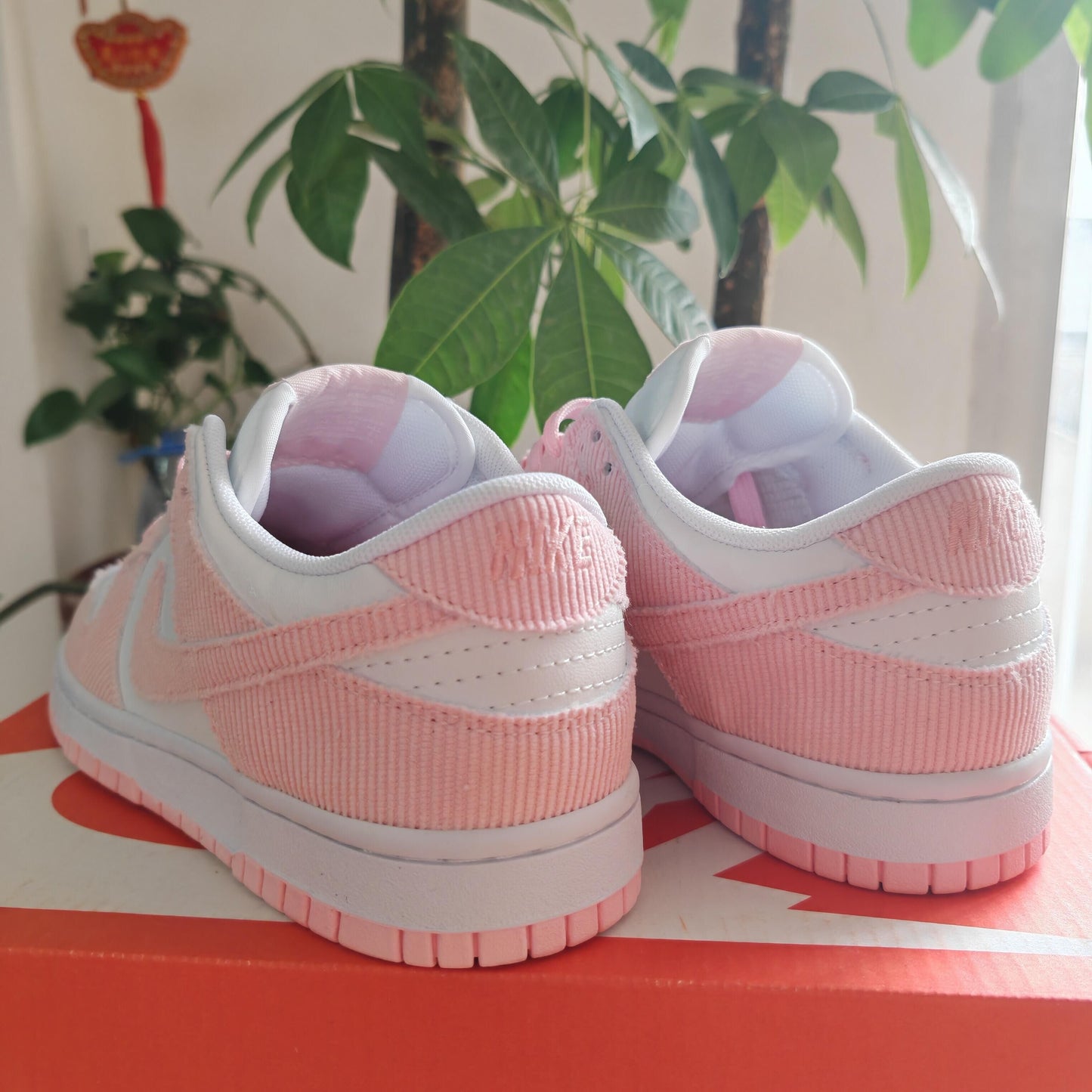 Nike Dunk Low Pink Corduroy